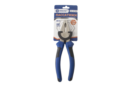 Пассатижи 180 мм КОБАЛЬТ