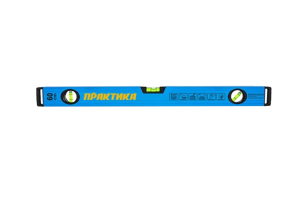 Уровень строительный 242-779  600 мм,профиль 22*51  серия Профи, ПРАКТИКА